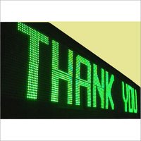 एलईडी मूविंग मैसेजिंग बोर्ड