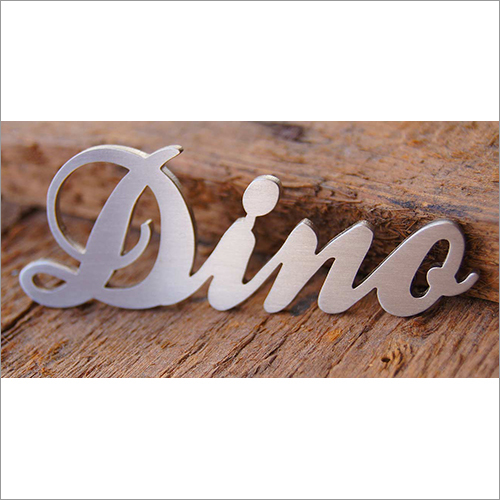 Metallic Designer Letters Application: Home
