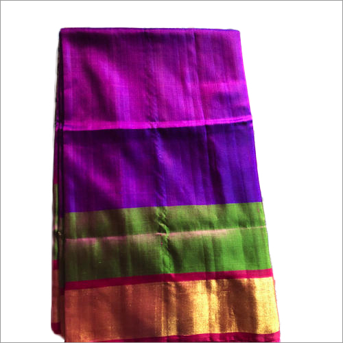 Purple Ladies Uppada Silk Saree
