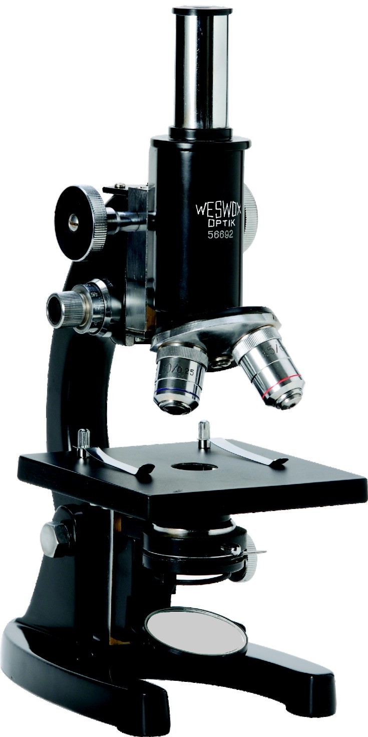 Student Compound Microscope - Monocular Body, 160mm Mechanical Tube, Triple Revolving Nosepiece | Clear View, Precise Focus, High Magnification, Durable Design, Easy Operation