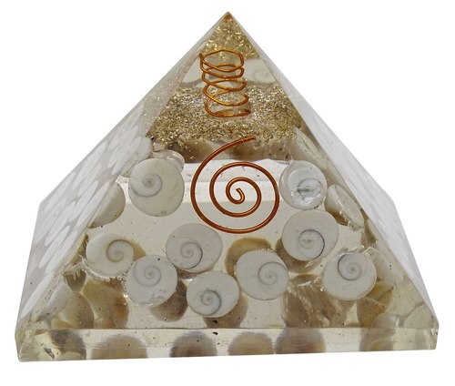 Gomti Chakra Pyramid - Other Material, 70 Mm Size | Emf Protection, Amplifies Personal Energy, Transforms Negative To Positive Energy