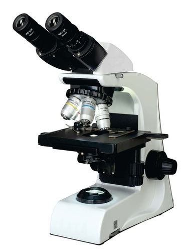Advance Research Binocular Clinical Microscope - 195mm Dia Graduated Screen, 100x-1500x Magnification, Mechanical Stage, Halogen Illumination | 2-Year Warranty, Triple/Quadruple Nosepiece, Built-in Accessory Drawer