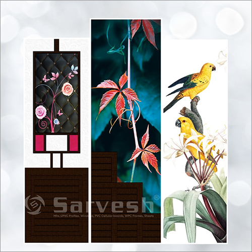 Digital Printed Door Application: Exterior