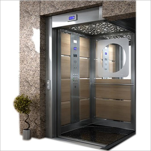 Hydraulic Passenger Elevator - Steel Build, 6-8 Persons Capacity, Manual Door Style | Installation and Maintenance Required, Operating Height 4-8 Floors