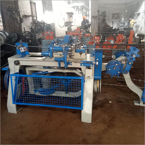Barbed Wire Making Machine - Steel, 2550x1150x1250 Mm, Blue | Cost Effective, Durable Build, Easy Operation, Efficient Design, High Output, Precise Cutting