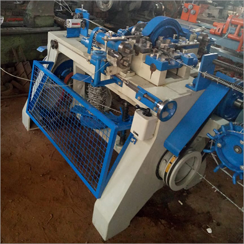 Barbed Wire Making Machine - Steel, 2550x1150x1250 Mm, Blue | Cost Effective, Durable Build, Easy Operation, Efficient Design, High Output, Precise Cutting