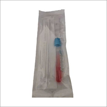 Disposable Virus Collection Kit - Plastic, Lightweight, Transparent With Green Cap | Sterile Disposable, Single-use, Manual Collection And Transport Of Virus Samples