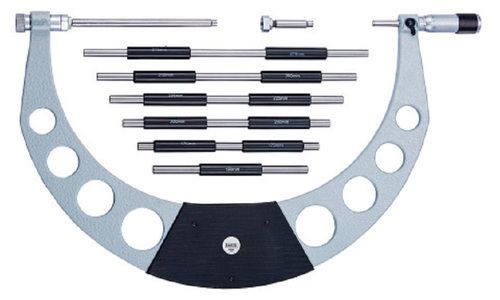 Baker Gauges Mmi0-100 Mechanical External Micrometer With Interchangeable Anvils Application: Yes