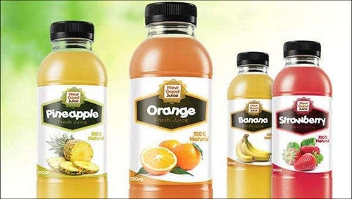 Any Customize Shape Juice Bottle Label
