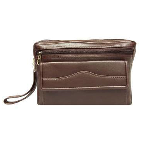 11x8 Inch Leatherette Fabric Pouches - Leatherette Material, 11x8 Inches , Multiple Color & Pattern Options, Zipper Closure, Side Handle Design
