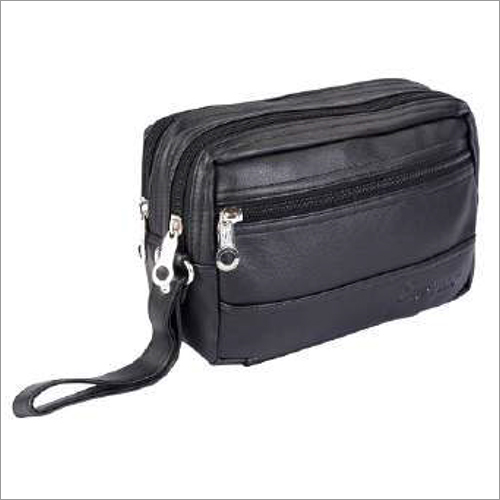 12x7 Inch Leatherette Fabric Pouches - Leatherette Material, Lightweight & Sturdy, Multiple Compartments with Zipper Closure, Customizable Design