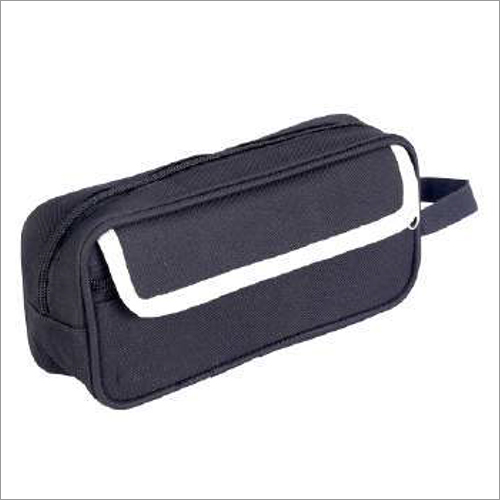9x4 Inch Matty Fabric Pouches - Matty Fabric, 9x4 Inches, Black | Customized Options: Color, Design, Logo, Size, Weight