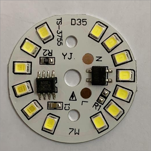 7 Watt Dob Plate - Plastic Material, Different Sizes Available | High Power Factor for Efficient Bulb Use