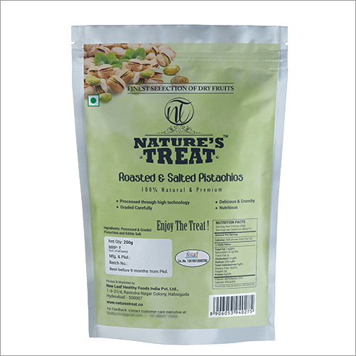 Roasted And Salted Pistachios - 250g Dried Variety | Common Quality, Normal Taste, Food Grade, 1 Month Shelf Life