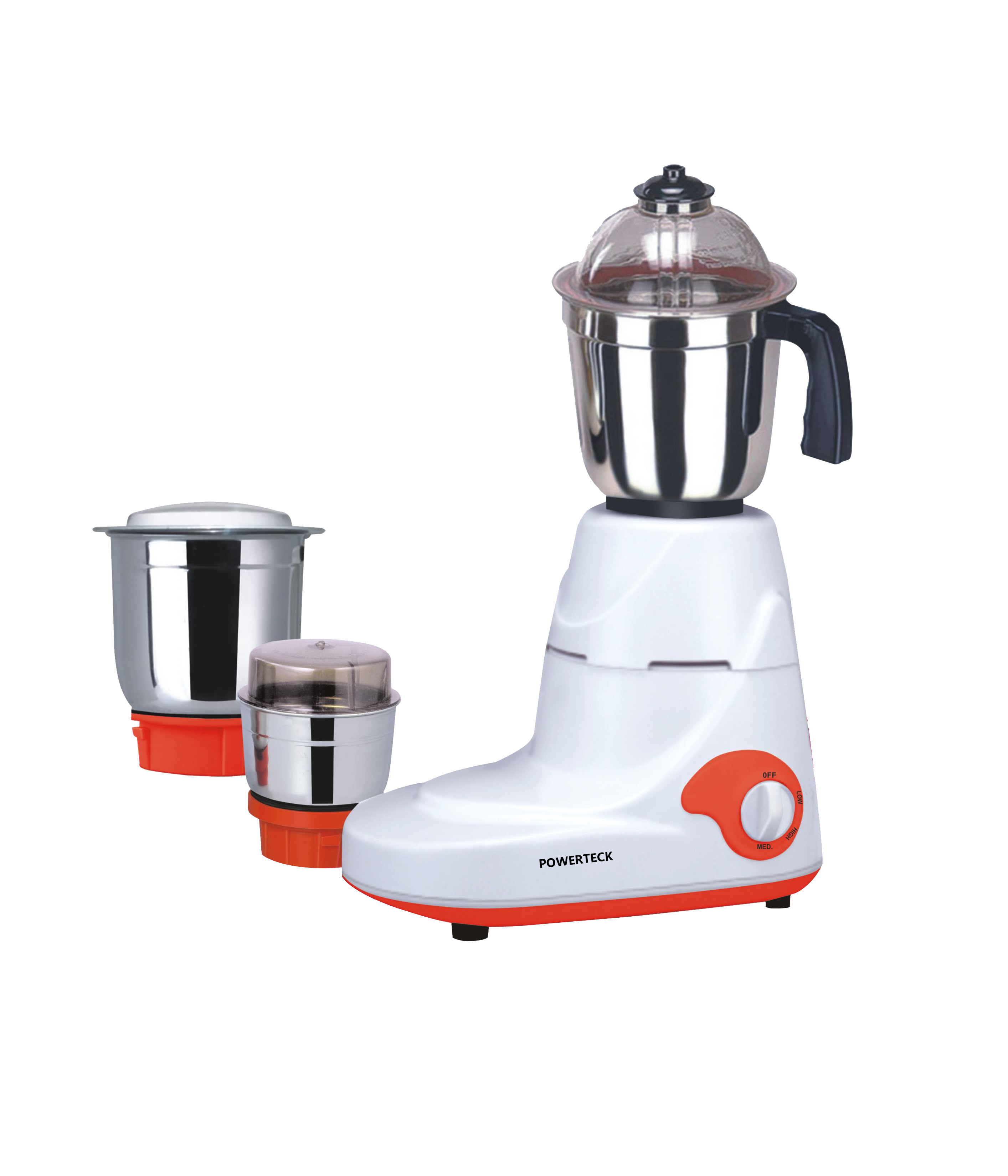 Juicer Mixer Grinder - 550 Watt Power, 3 Jars, High Speed Mode | Versatile For All Colors, 2 Year Warranty