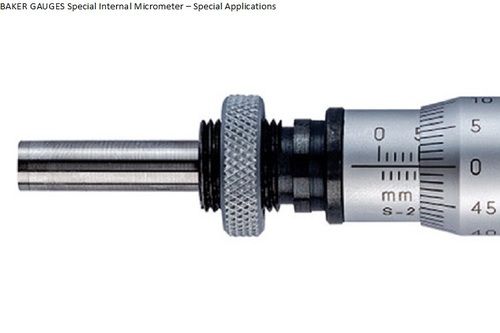 Plastic Baker Gauges Mma25-ht Micrometer Head - Threaded Holding Diameter