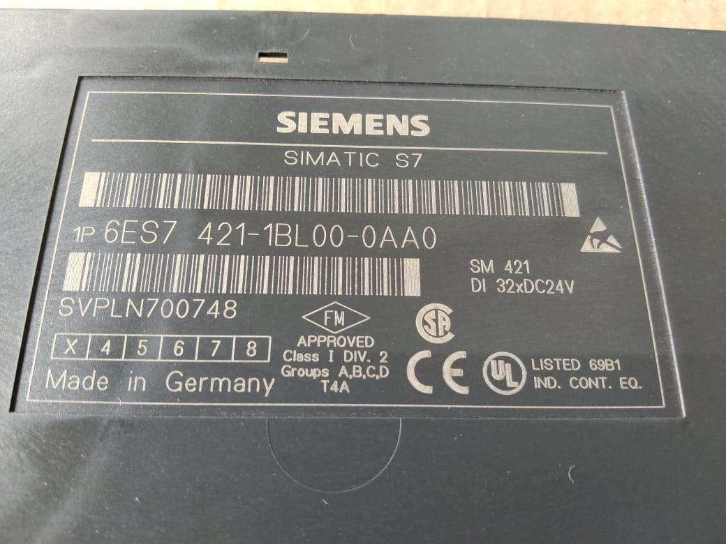 Siemens Simatic S7 6es7 421-1bl00-0aa0