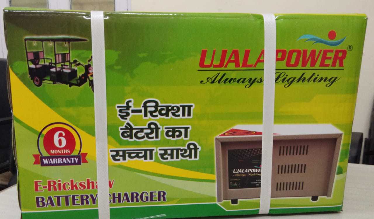 Electric Rickshaw Battery Charger - 12x15x9 Inch , 48v Dc Output, 220v Input Voltage, Smart Automatic Charging Technology, High Efficiency With Multi-safety Protections, 6 Months Warranty