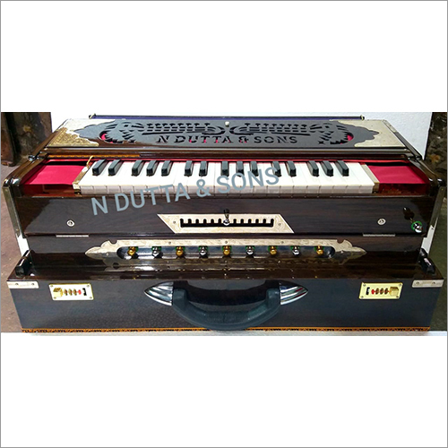 Harmonium - Wooden Body, Multiple Sizes Available | Concert Application, Multicolor Finish, 13 Scale with 4 Reed Sets