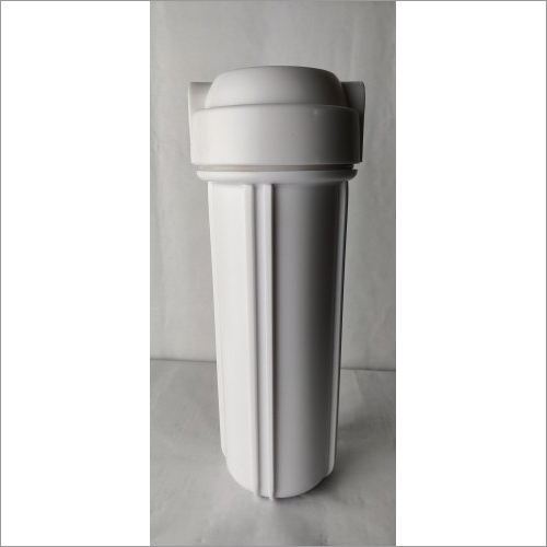 10 Inch RO Heavy Pre Filter Housing - Plastic Material, White Color, 580 gm Weight | Water Purifier Accessory for Efficient Filtration
