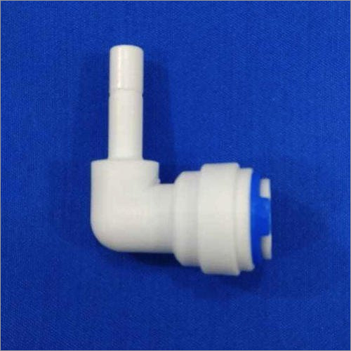RO Steam Elbow - PVC Material, 3/8 Inch Size, White Color | Ideal for Reverse Osmosis Systems, Easy Installation Without Special Tools