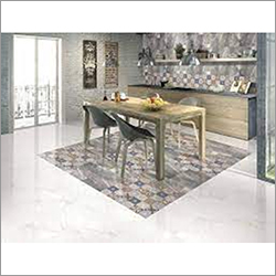 White Floor Tiles - Ceramic, 600x600 Mm, Glossy White | Acid-resistant, Non-slip, Premium Quality, Easy To Clean