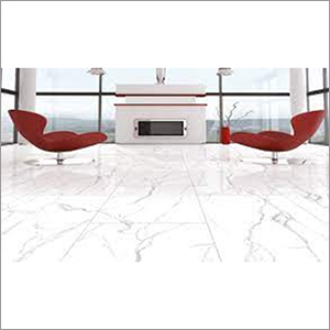 White Floor Tiles - Ceramic, 600x600 Mm, Glossy White | Acid-resistant, Non-slip, Premium Quality, Easy To Clean