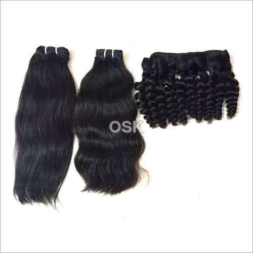 Indian Human Hair Extension - 12-30 Inch, Wavy Style, Black Remy Hair | Tangle-Free, Natural Shine, Versatile Styling Options