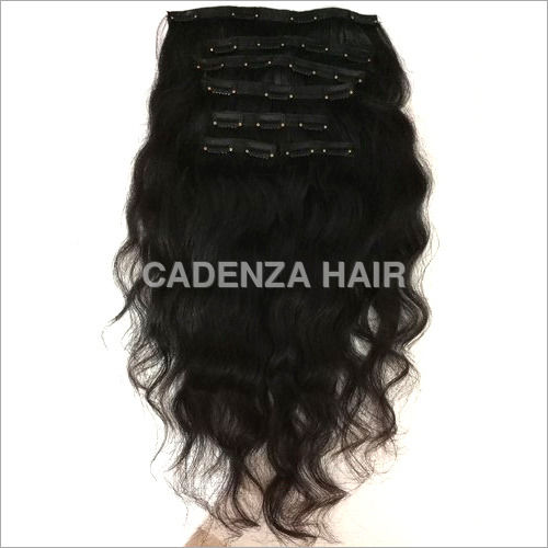 Indian Black Clip Hair Extension