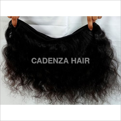 Black Indian Remy Machine Weft Hair