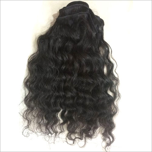 Black Indian Natural Curly Temples Hair