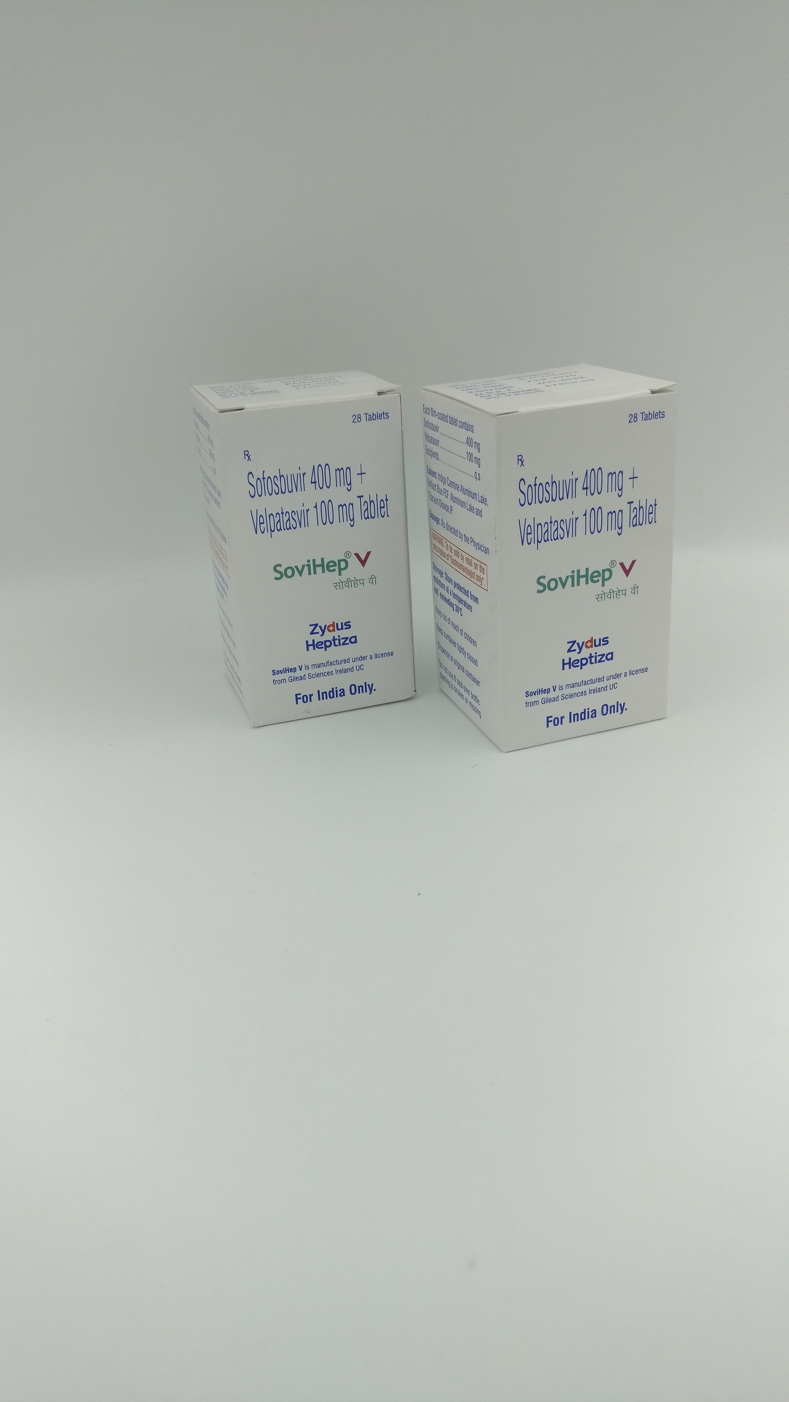 Sovihep Tablet - Sofosbuvir 400mg , Antiviral For Chronic Hepatitis C Management, Improves Immune Response