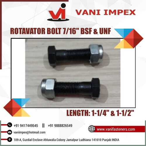 Rotavator Bolt 7/16"