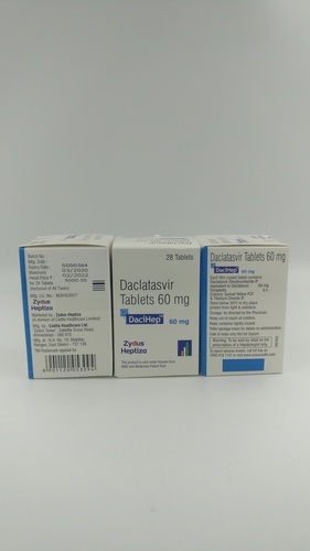 Dacihep Tablet - 60 mg Daclatasvir | Antiviral Treatment for Chronic Hepatitis C Infection, Supports Immune Function, Reduces Viral Load