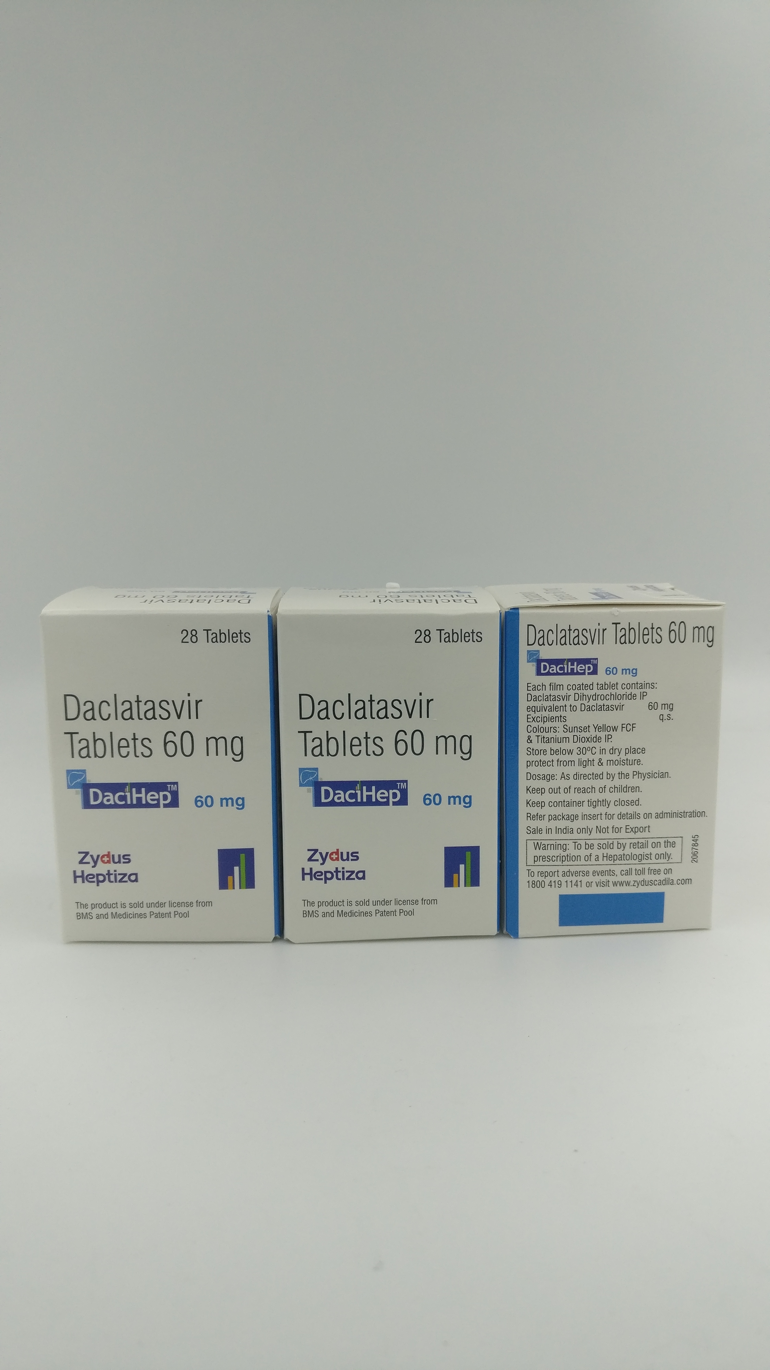 Dacihep Tablet - 60 Mg Daclatasvir | Antiviral Treatment For Chronic Hepatitis C Infection, Supports Immune Function, Reduces Viral Load