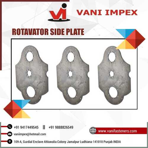 Rotavator Side Plate - Mild Steel, 35 Acre/HR Capacity, Multicolor, 153 LTR Engine Oil, 110 LTR Fuel Tank | Durable, Corrosion & Abrasion Resistant