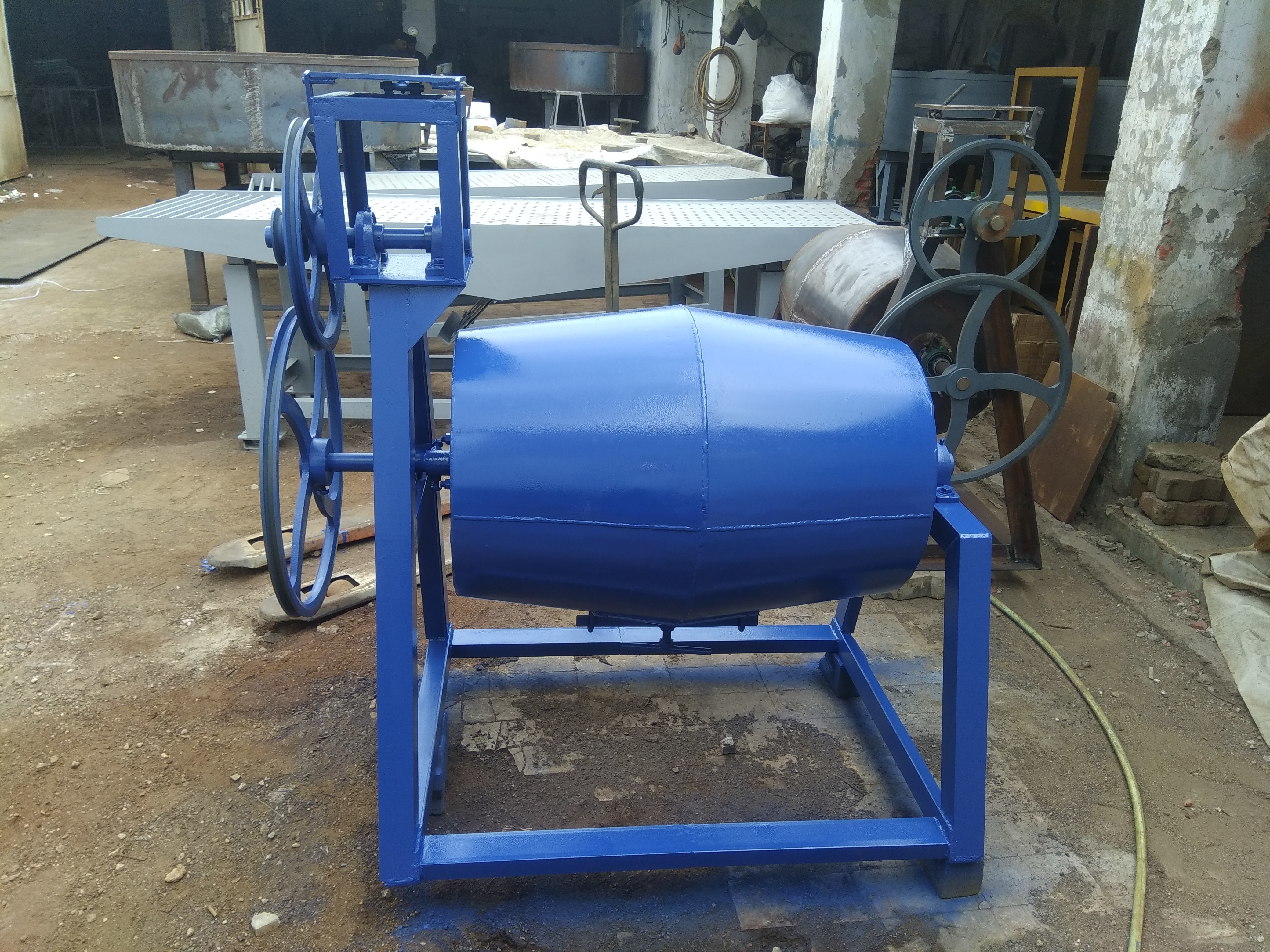 Roller Pan Mixer - Heavy-duty Steel | High Performance, Fast Mixing For Industrial Applications, Advanced Kneading And Crushing Capabilities