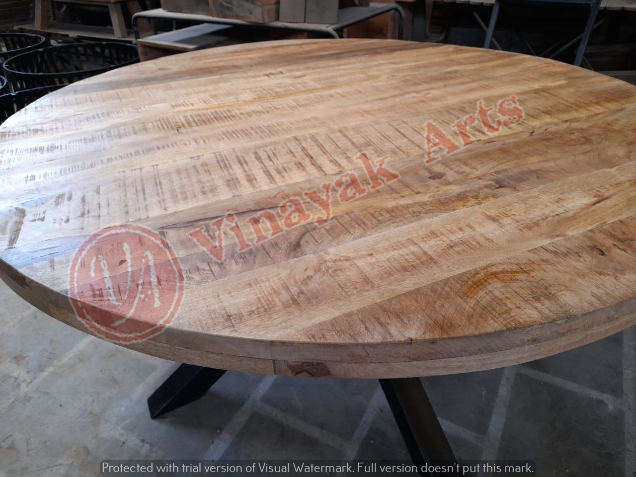 Handmade Square Spyder Legs Dining Table