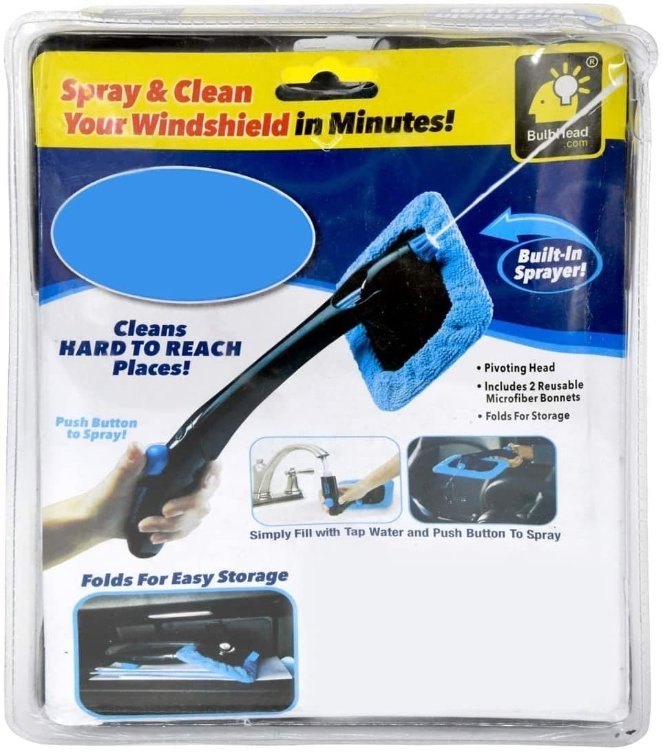 Windshield Glass Window Cleaner With Spray Bottle