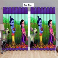 मल्टी लॉन्ग क्रश डिजिटल प्रिंट पर्दे