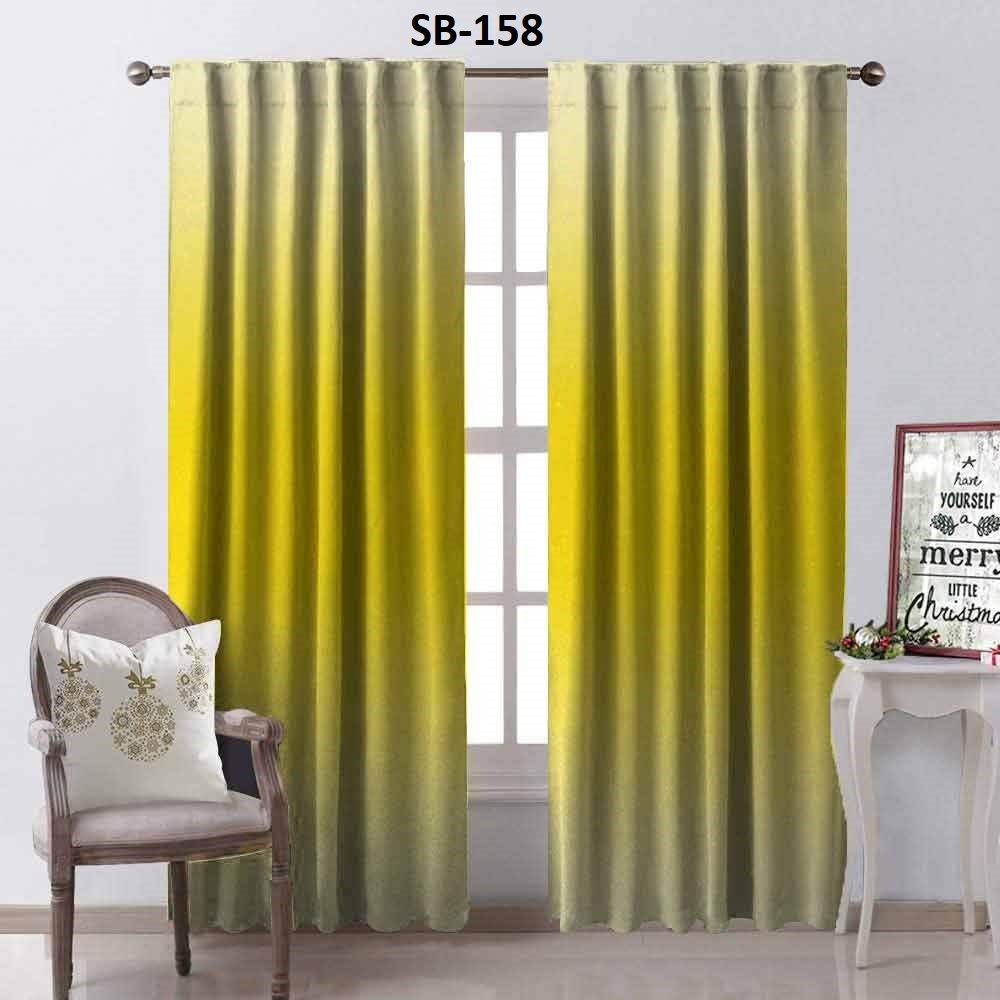 Blackout Digital Print Curtains - Polyester Material, Available In All Sizes , Multi-color Design