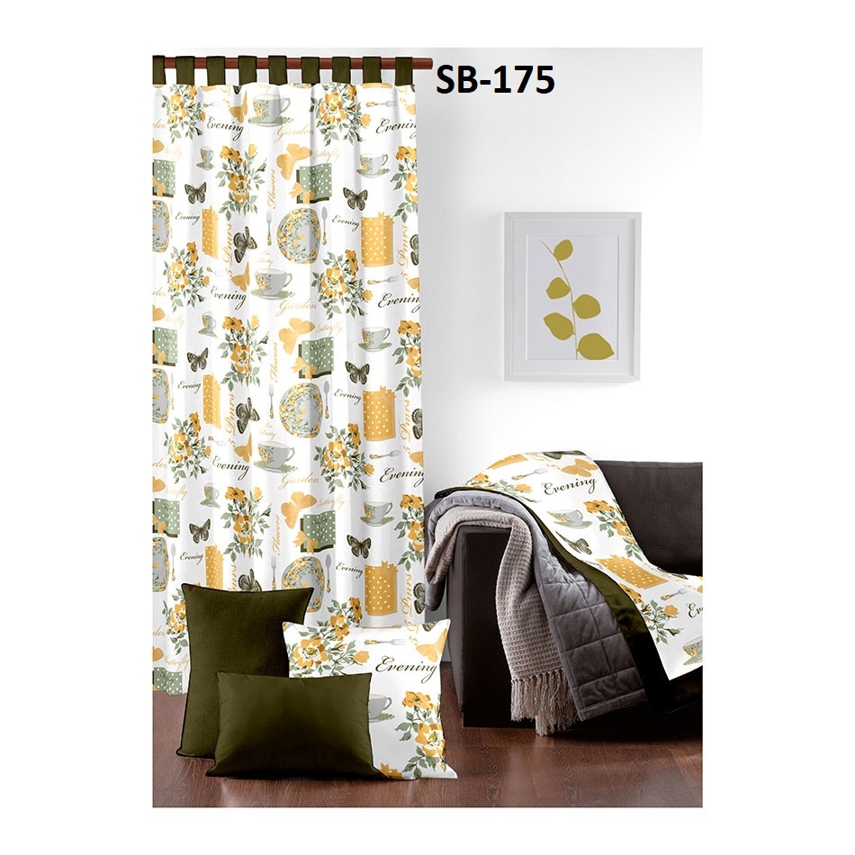Polyester Blackout Digital Print Curtains