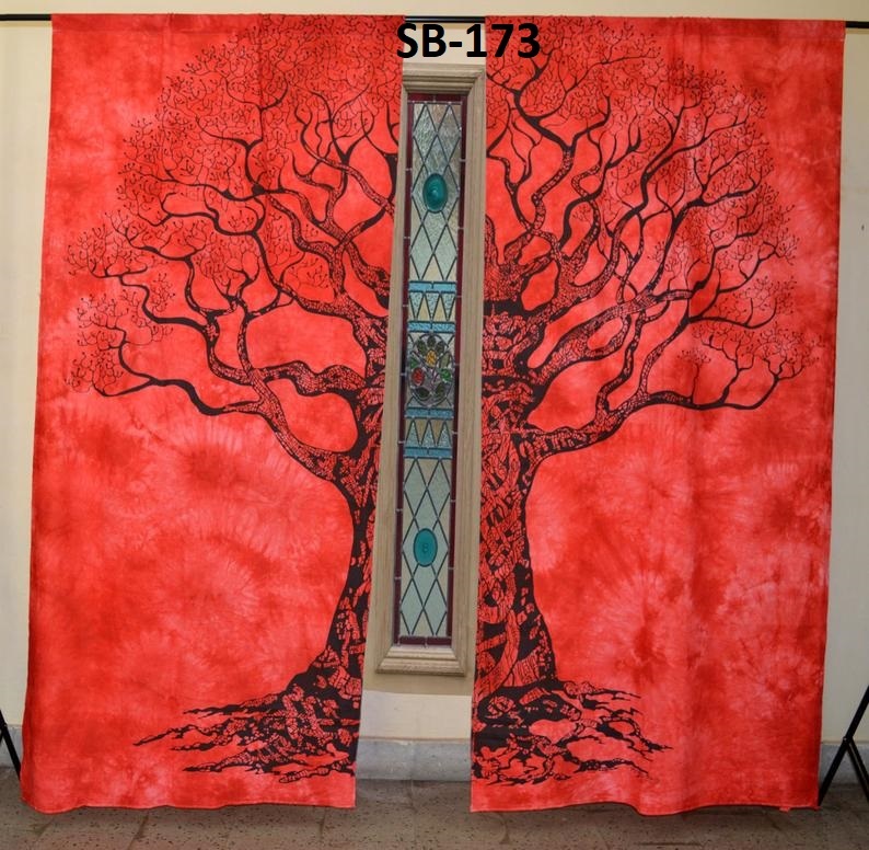 Polyester Blackout Digital Print Curtains