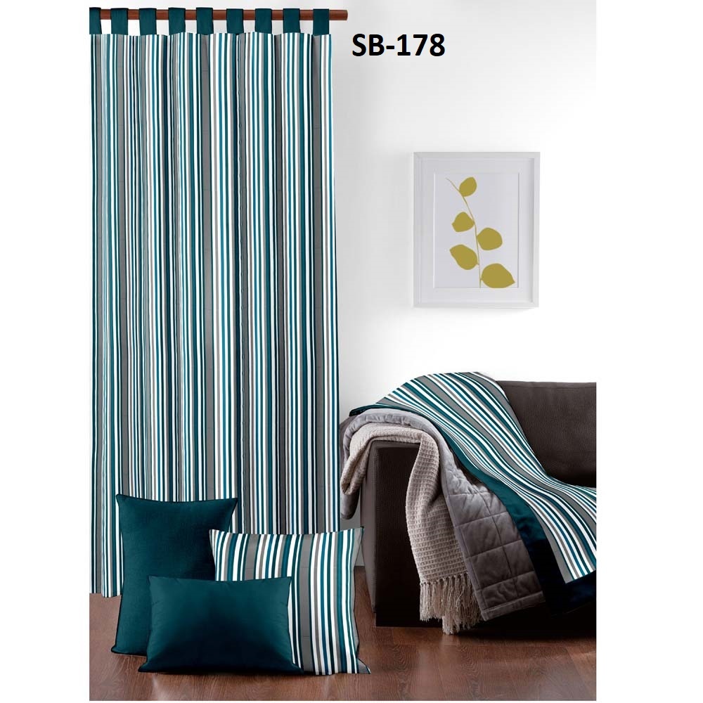 Blackout Digital Print Curtains - Polyester Material, 48 Inches Width , Multi-color Design With All Sizes Available