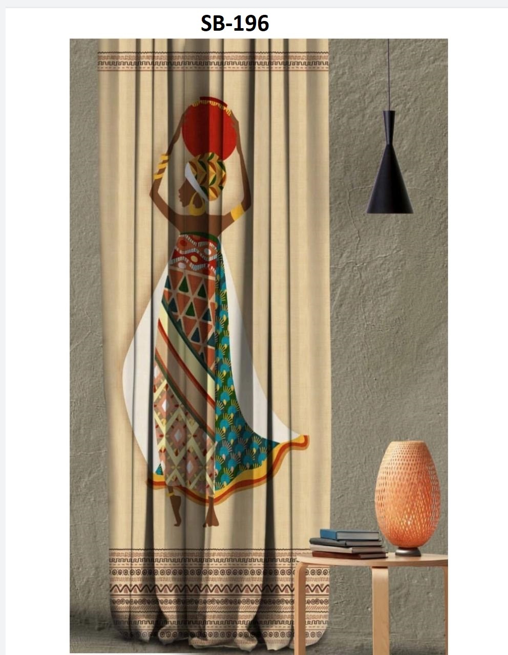 Blackout Digital Print Curtains