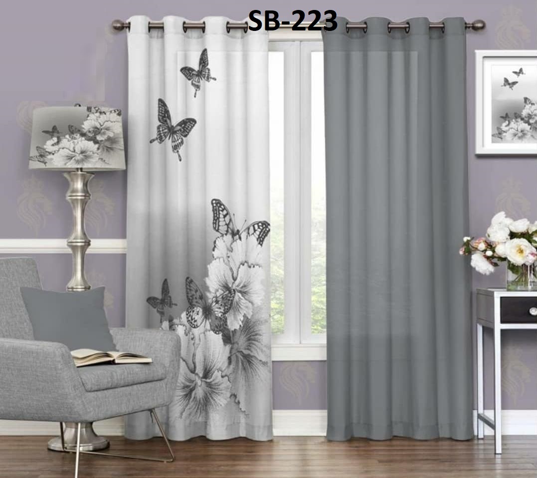 Blackout Digital Print Curtains - Polyester, All Sizes Available | 48-inch Width, Multi-color संग्रহ