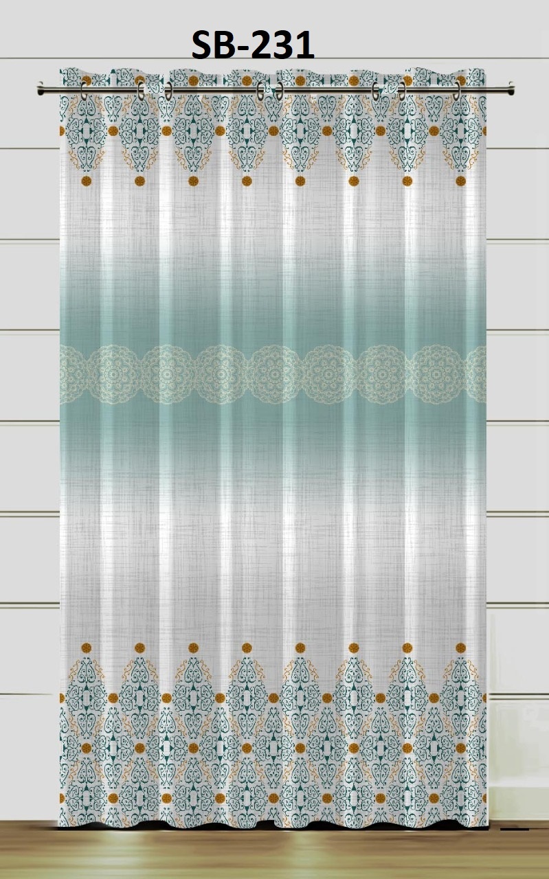 Blackout Digital Print Curtains - Polyester Material, Multi-color Options , Available In All Sizes With 48-inch Width
