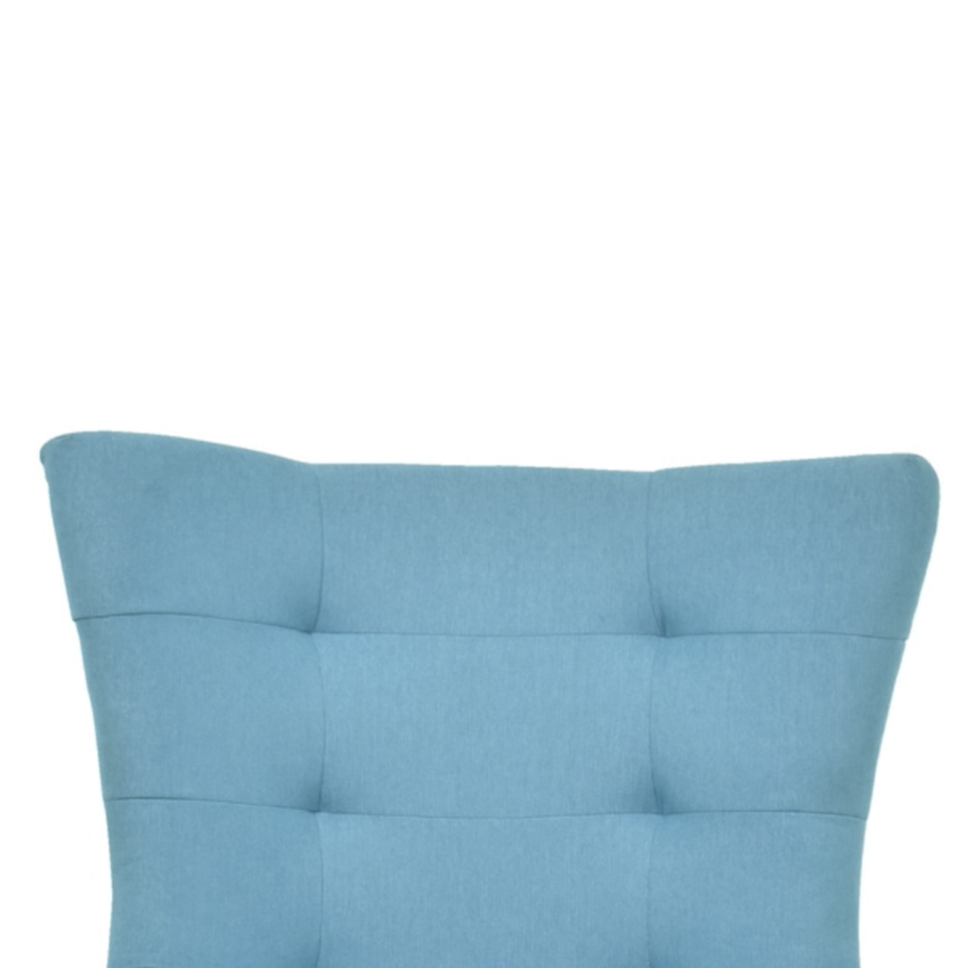 Handmade Blue Wing Chair