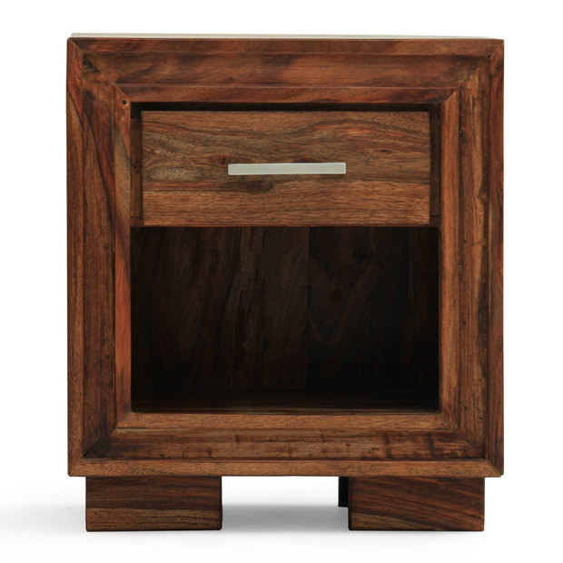 Rosewood One Drawer Bedside Table
