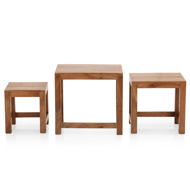 Rosewood Wooden Nested Table